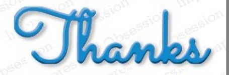 Impression Obsession - Die - Thanks Word
