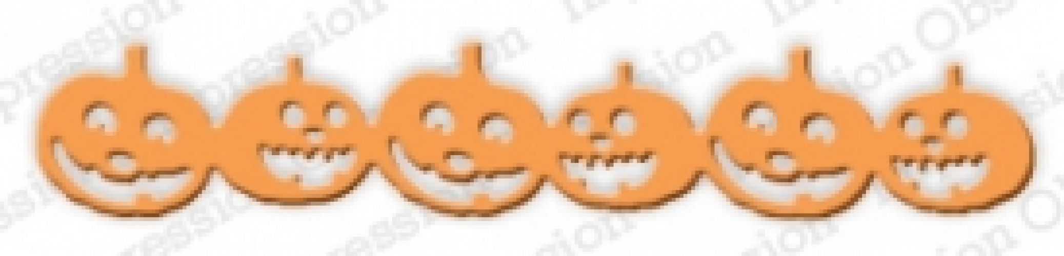 Impression Obsession - Die - Pumpkin Border