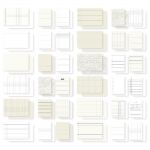 Simple Stories - DIY - Design it Yourself - Office Foundations Double-Sided Cards 3"X4" & 4"X6"