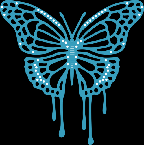 Cheery Lynn Designs Die - Dripping Butterfly