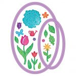 Cheery Lynn Designs Die - Doily Companion Oval