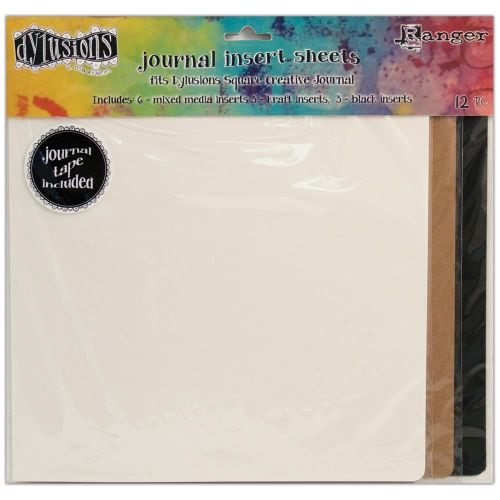 Ranger - Dylusions - By Dyan Reaveley - Journal Inserts Assortment 12/Pkg - Square