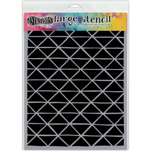 Ranger - Dylusions - By Dyan Reaveley - Dylusions Stencils 9"X12" - Angles