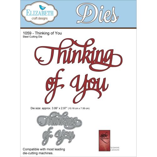 Elizabeth Craft Designs - Quietfire Wafer Thin Metal Die - Thinking Of You