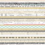 Teresa Collins Designs - Family Stories - 12x12" Paper - Multi Stripe