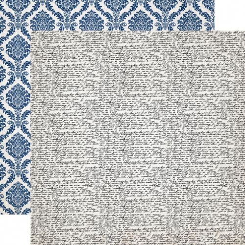 Echo Park Paper Company - Getaway Collection - 12x12" Paper - Travel Script