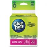 Glue Dots - 1/8" Micro Dot Roll - 325 Clear Dots