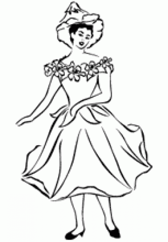 Prickley Pear - Flower Fairy - Red Rubber Cling Stamp