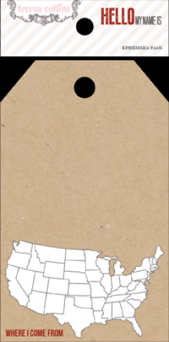 Teresa Collins Designs - Hello My Name Is - Tags