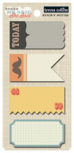 Teresa Collins Designs - He Said - Sticky Notes