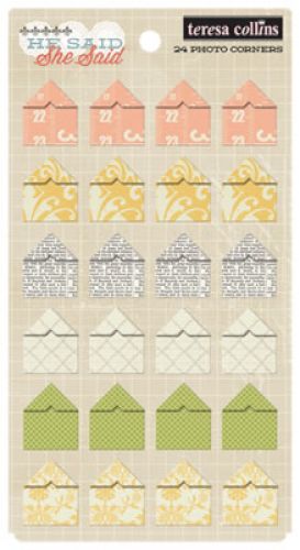 Teresa Collins Designs - She Said - Photo Corners