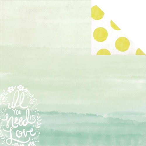 My Mind's Eye - Sherbet Jubilee Collection - Happy Ombre 12 x 12 Double Sided Patterned Paper