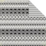 My Mind's Eye - Wild Berry Jubilee Collection - Life Tribal 12 x 12 Double Sided Patterned Paper