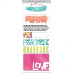 My Mind's Eye - Wild Berry Jubilee Collection - Love Sticker Labels