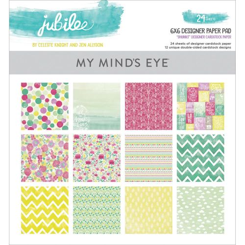 My Mind's Eye - Sherbet Jubilee Collection - 6x6 Paper Pad