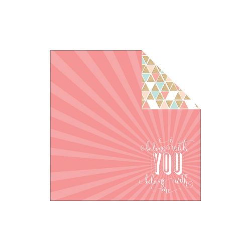 My Minds Eye - Just Sayin' Collection by Rhonna Farrer - Belong Glittered Paper