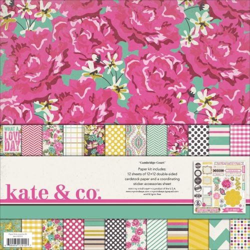 My Minds Eye - Kate & Co. - Cambridge Court Paper & Accessories Kit