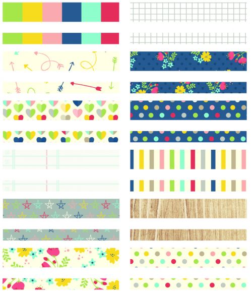 Simple Stories - Life Documented - Designer Washi Paper Tape