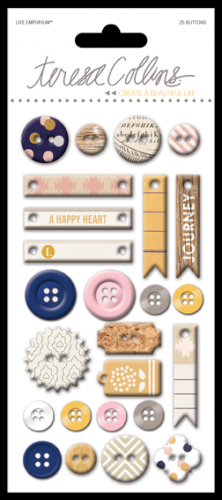 Teresa Collins Designs - Life Emporium Collection - Decorative Buttons