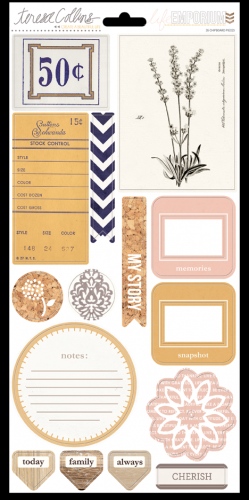 Teresa Collins Designs - Life Emporium Collection - Chipboard Elements