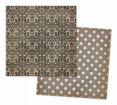 My Mind's Eye - Lost & Found - Record It - Antique - By Jen Allyson - 12x12" Double Sided Patterned Paper - Elegant