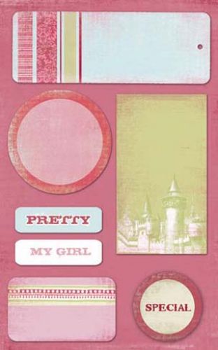 My Mind's Eye - 29th Street Market - Die Cuts - Fancy Assortment - Girly Girl