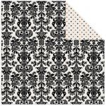 Teresa Collins Designs - Masquerade Party - Double-Sided Cardstock 12"X12" - Brocade With Foil
