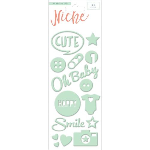 My Minds Eye - Niche - Oh Baby Foam Stickers