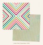 My Mind's Eye - Now and Then - By Jen Allyson - Pretty Charmed 12 x 12 Double Sided Patterned Paper