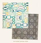 My Mind's Eye - Now and Then - By Jen Allyson - This Week Labels 12 x 12 Double Sided Patterned Paper