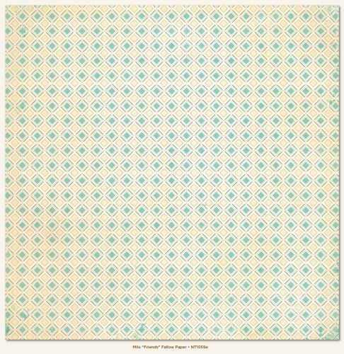My Mind's Eye - Now and Then - By Jen Allyson - Friends Fallow 12 x 12 Double Sided Patterned Paper