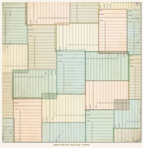 My Mind's Eye - Now and Then - By Jen Allyson - With You Library 12 x 12 Double Sided Patterned Paper