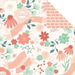 My Minds Eye - On Trend - Sweet "Scroll" Double-Sided Cardstock 12"X12"