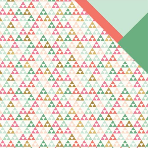 My Minds Eye - On Trend 2 - 12x12 Foiled Cardstock  - Tribe