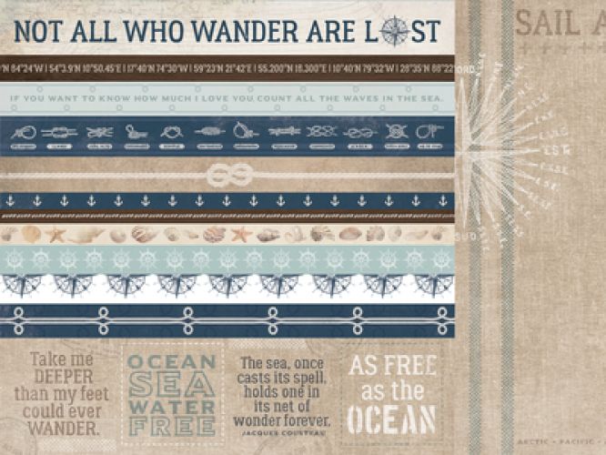 Kaisercraft - High Tide Collection - Starboard