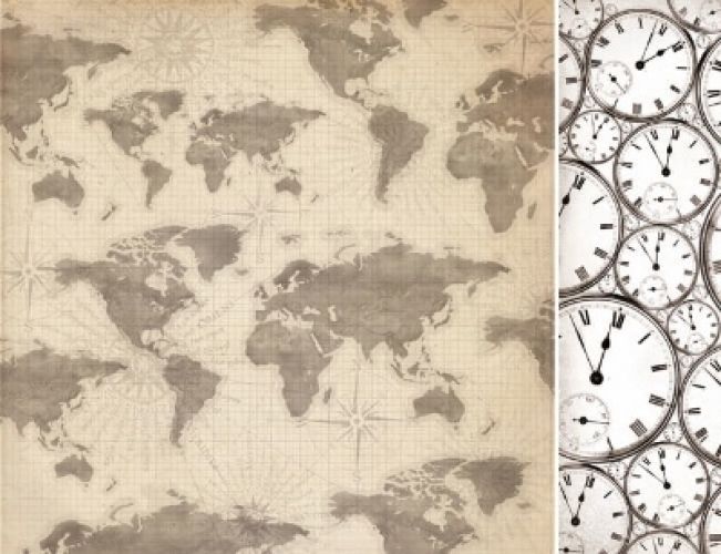 Kaisercraft - Timeless Collection - World Map