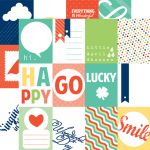 Echo Park Paper Company - Photo Freedom - Happy-Go-Lucky Collection - 12 x 12 Paper - Happy