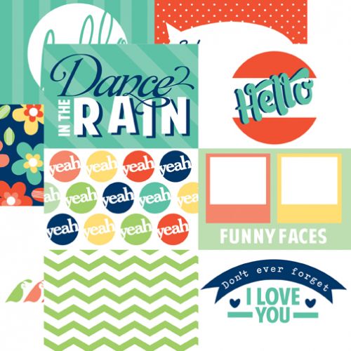 Echo Park Paper Company - Photo Freedom - Happy-Go-Lucky Collection - 12 x 12 Paper - Hello