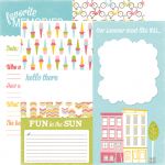 Echo Park Paper Company - Photo Freedom - Fun in the Sun - 12 x 12 Paper - Sidewalk