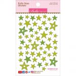 Bella Blvd - Puffy Stars Stickers 4.25"X6" - Pickle Juice Mix