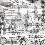 Kaisercraft - Barber Shoppe Collection - 12x12 Specialty Gloss Artifacts