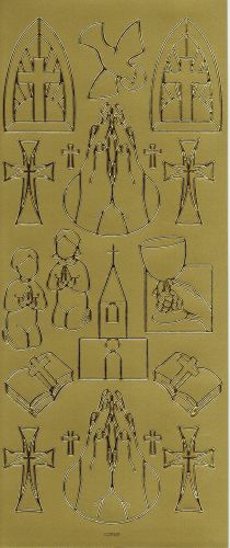 Peel Off Stickers - Religion - Gold