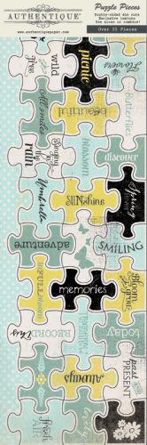 Authentique - Renew - Puzzle Pieces Die Cuts