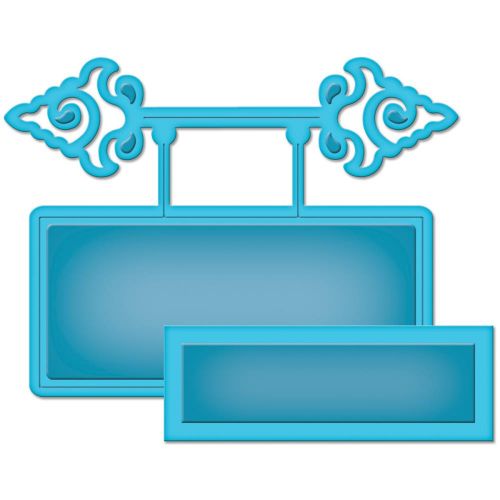 Spellbinders - Shapeabilities - Die D-Lites - Ornamental Tags Two