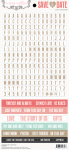 Teresa Collins Designs - Save the Date - 6x12 Word Stickers
