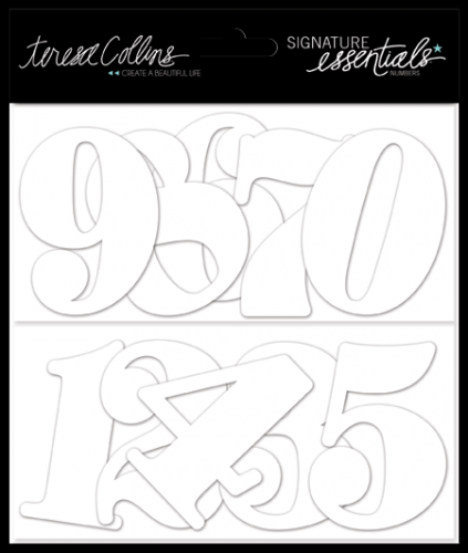 Teresa Collins Designs - Signature Essentials Cardstock Numbers