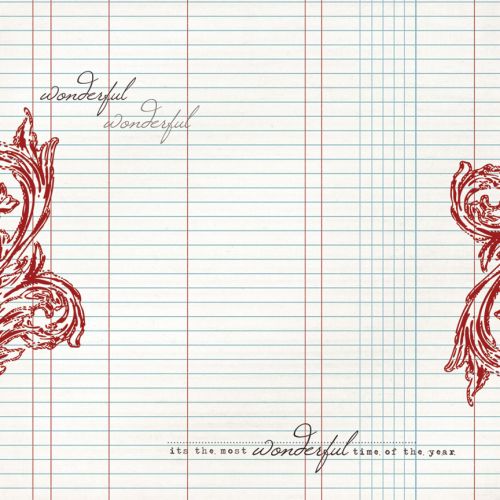 Teresa Collins Designs - Santa's List - 12x12" Paper - Ledger