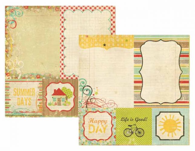 Simple Stories by Memory Works - 100 Days of Summer - 4x4 Quotes & 6x8 Photo Mat Elements