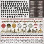 Kaisercraft - Attitude! - Cardstock Sticker Sheet 12"X12"