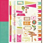Kaisercraft - Hopscotch - Cardstock Sticker Sheet 12"X12"